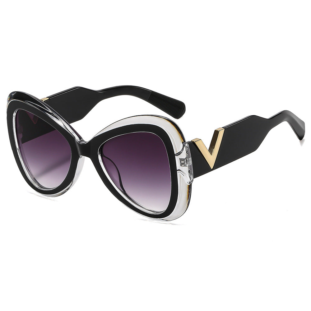 Women Cat-Eye Sunglasses with Luxurious Frame and Mirrored Lenses Kalsten