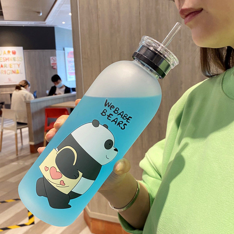 Women's creative drinking bottle with playful panda design Kalsten