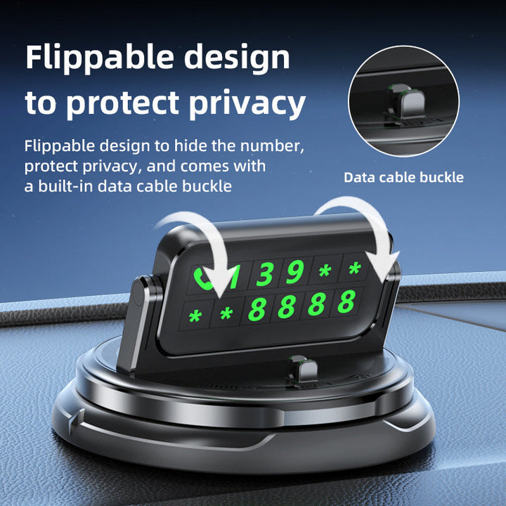 Unisex Car Smartphone Holder with 360-Degree Rotation Mechanism Kalsten