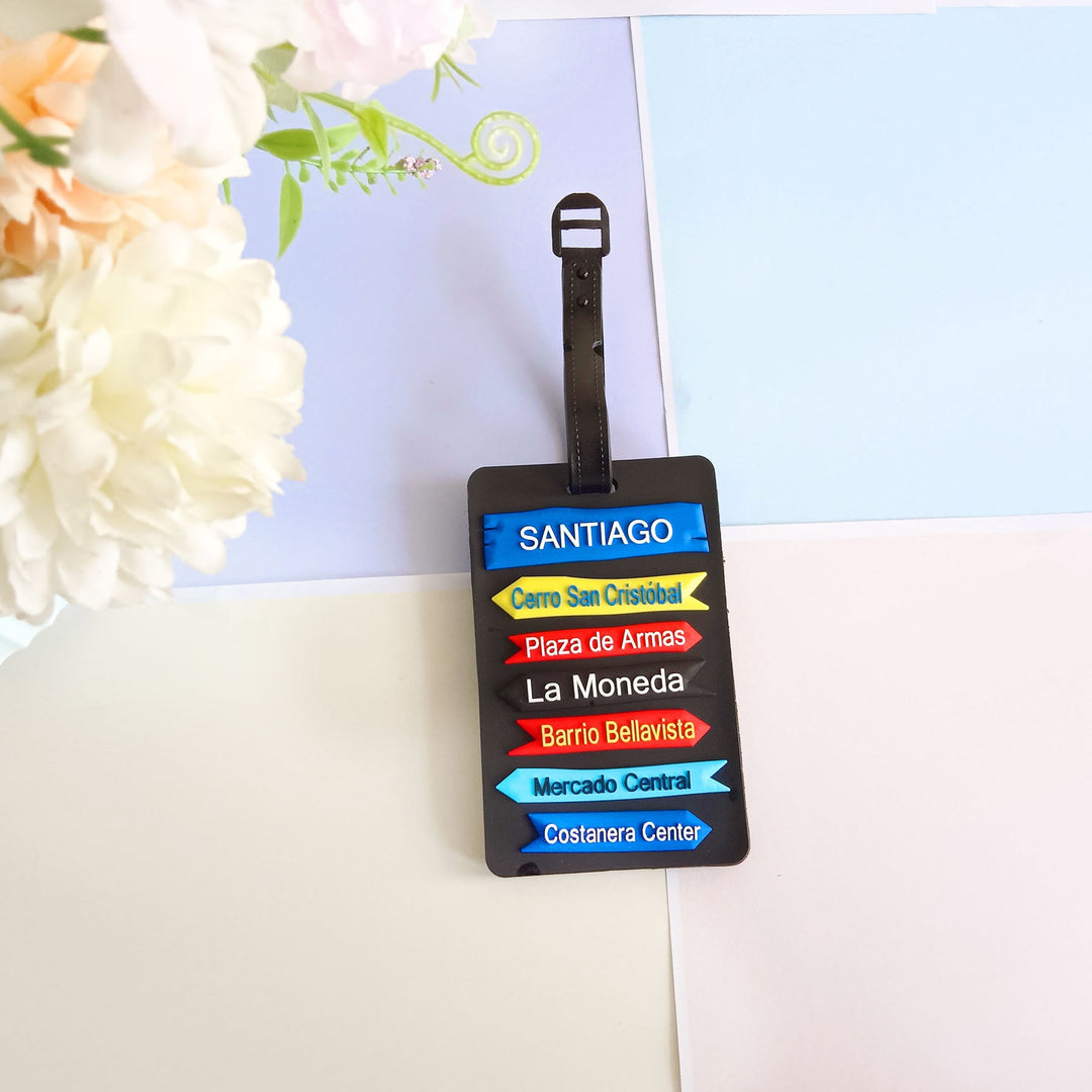 Unisex Luggage Tag with Airplane Design Kalsten