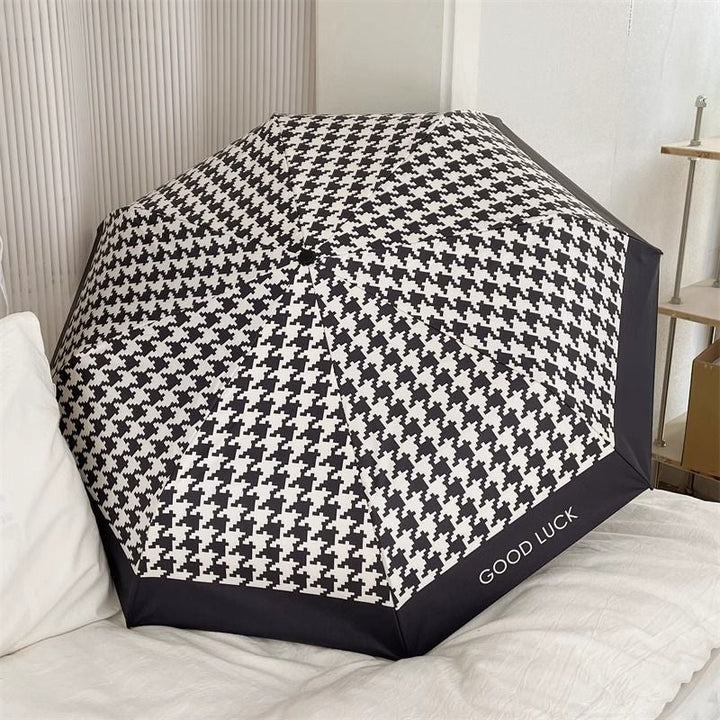 Ladies Folding Umbrella with Elegant Bow Application Kalsten