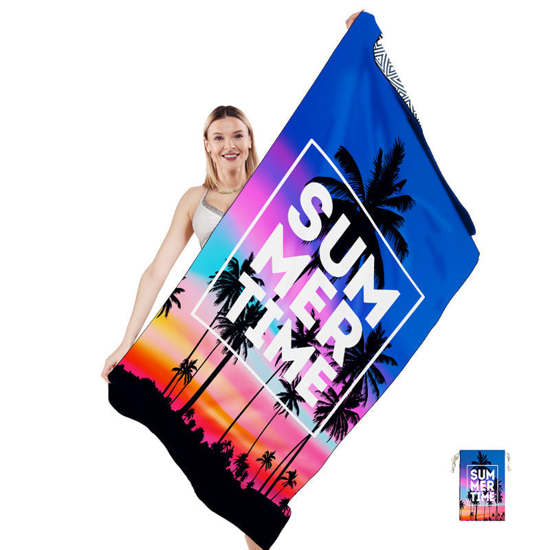 Multifunctional beach towel in creative mandala design Kalsten