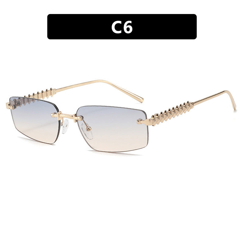 Women's square sunglasses with filigree frame and luxurious accents Kalsten