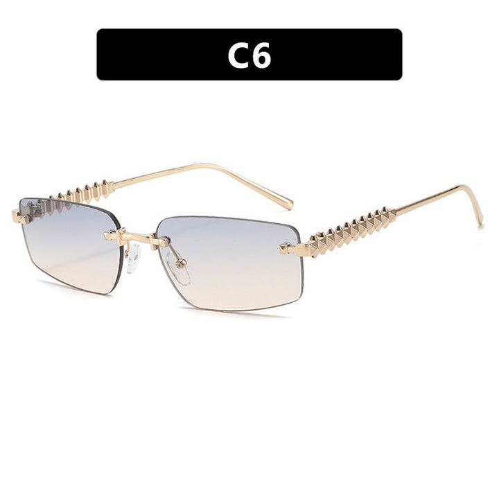 Women's square sunglasses with filigree frame and luxurious accents Kalsten