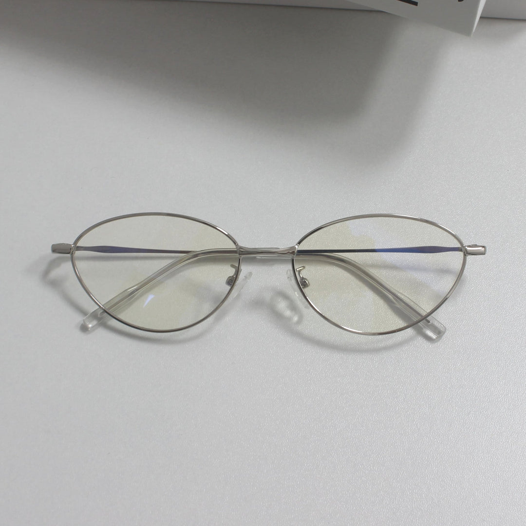 Fashionable Rectangular Glasses with Fine Metal Frame Kalsten