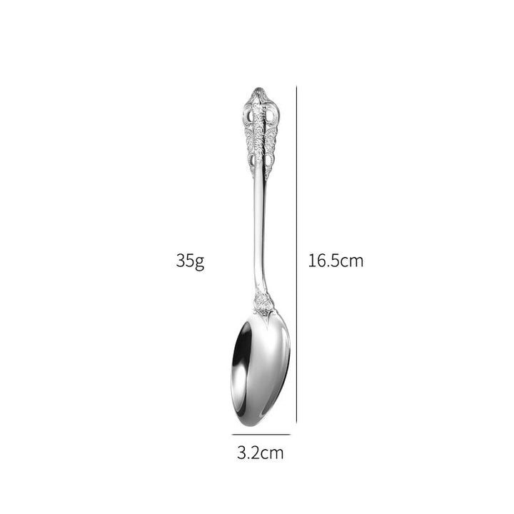 Elegant fish fork with artistic handle design Kalsten