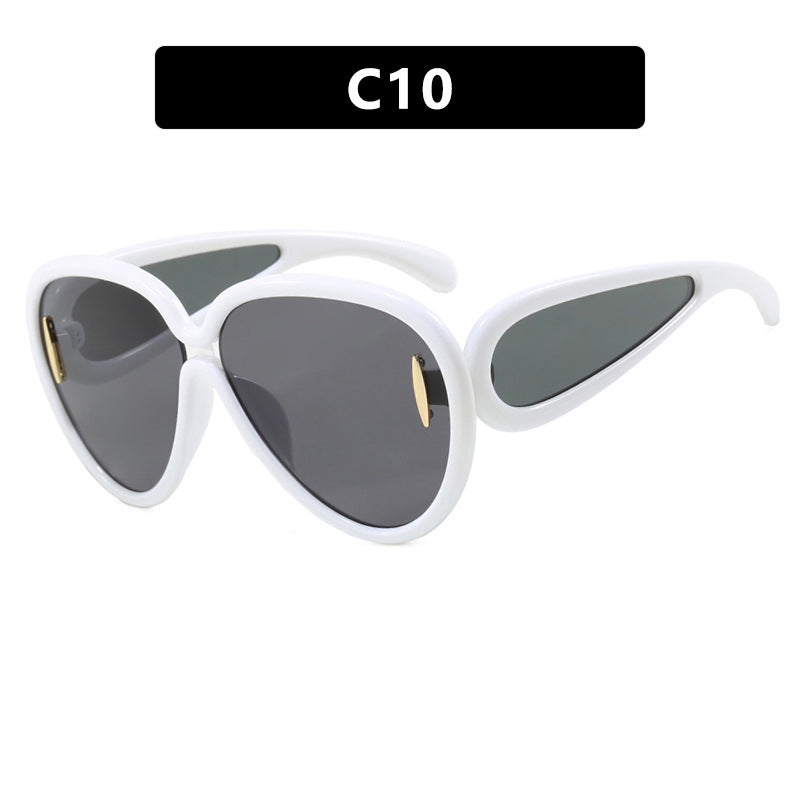 Women extravagant sunglasses in creative design Kalsten