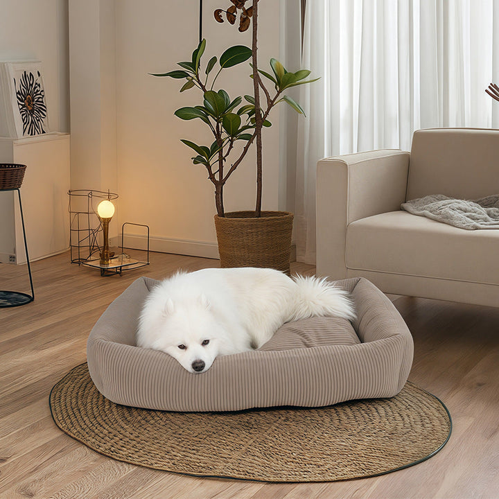 Deluxe Ribbed dog bed
