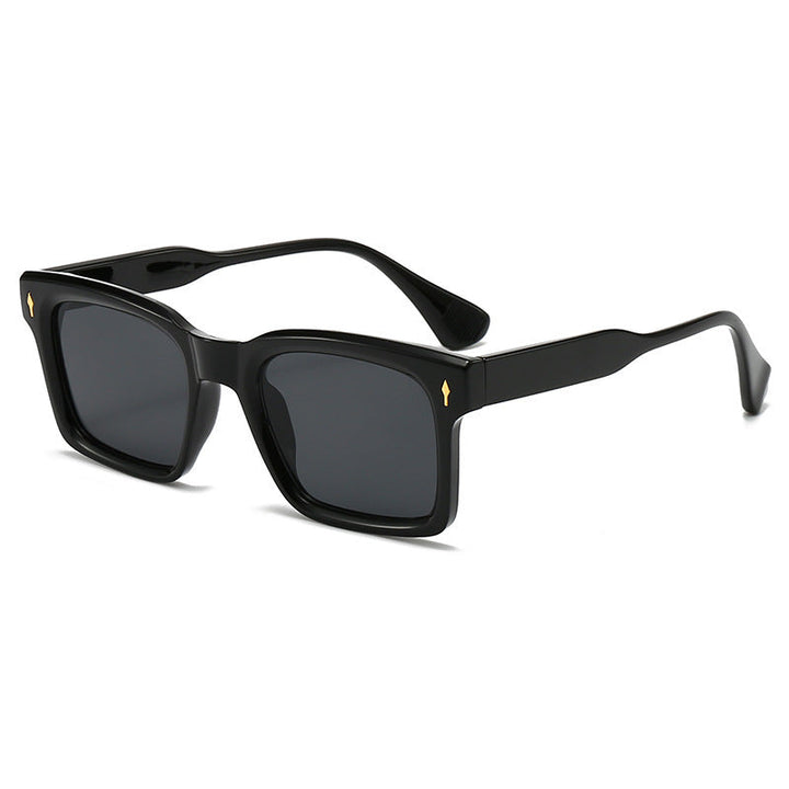 Ladies Rectangular Sunglasses in Elegant Tortoiseshell Design Kalsten