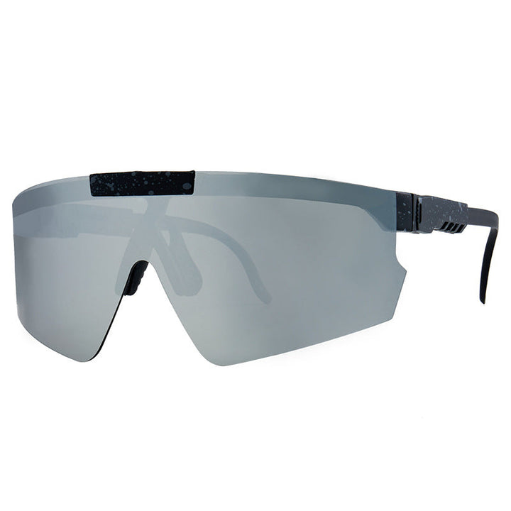 Unisex Futuristic Oversized Shield Sunglasses Kalsten