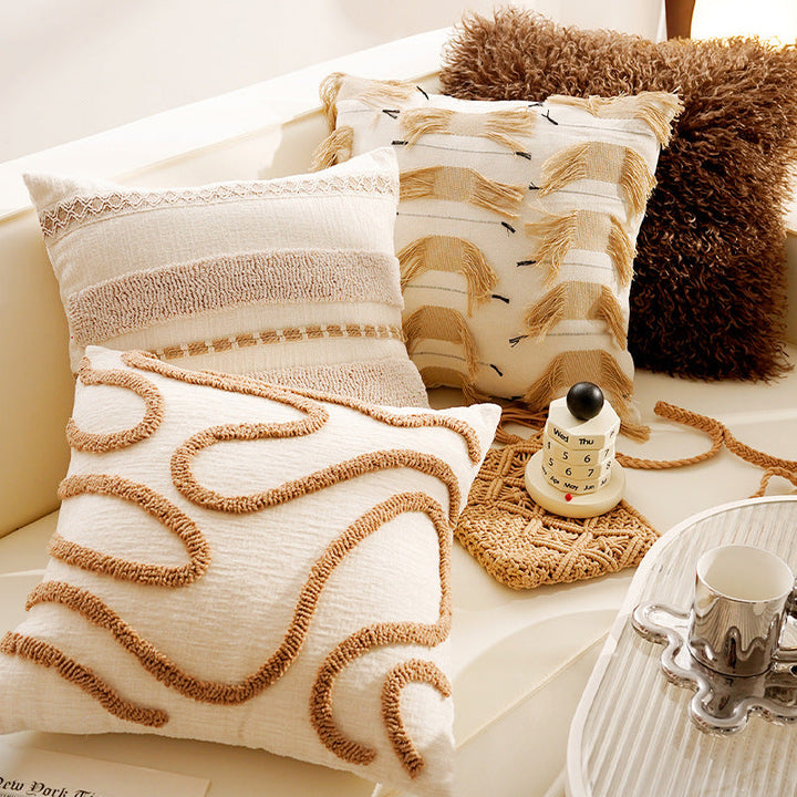 Ladies Structured Decorative Cushion Cover Kalsten