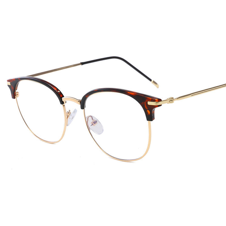 Women's fashionable cat-eye glasses with delicate metal frame Kalsten