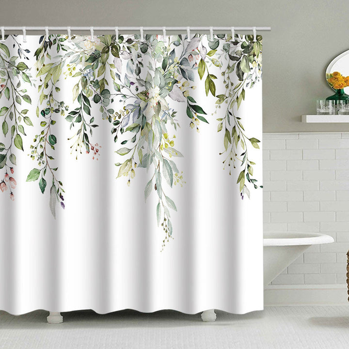 Artistic Floral Shower Curtain Kalsten