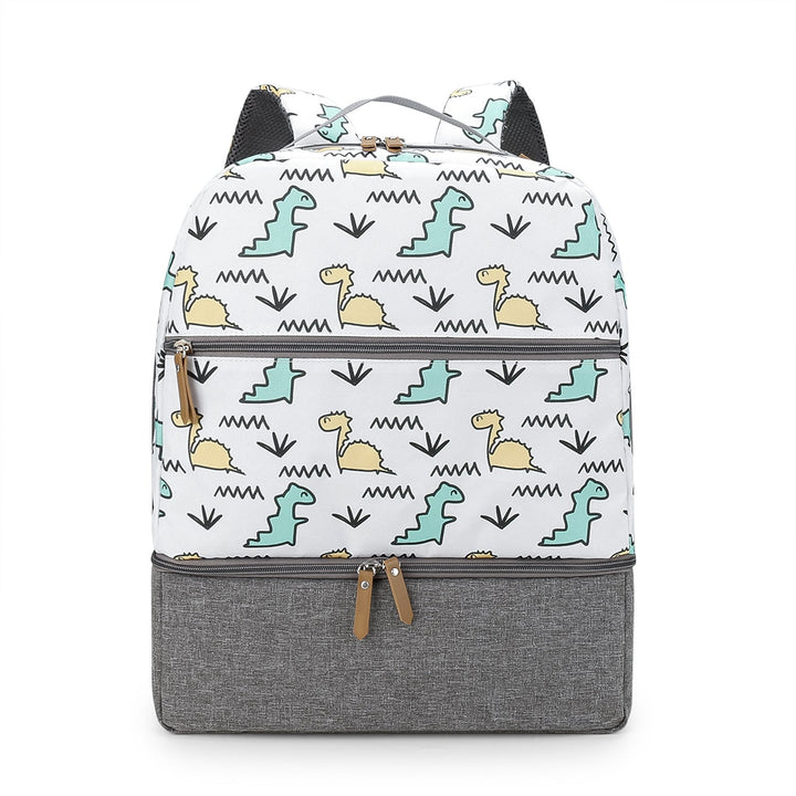 Backpack with Floral Pattern and Separate Compartment Kalsten