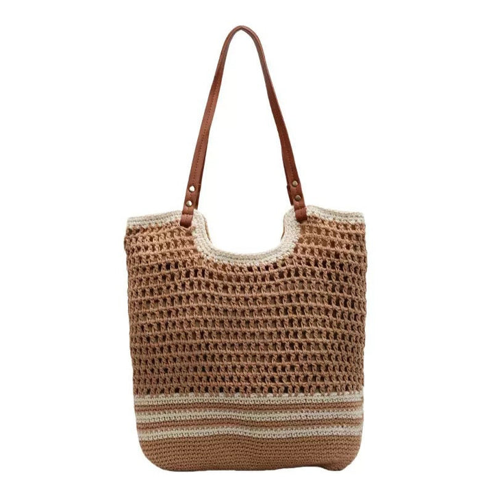 Handcrafted beach bag with fine mesh structures Kalsten