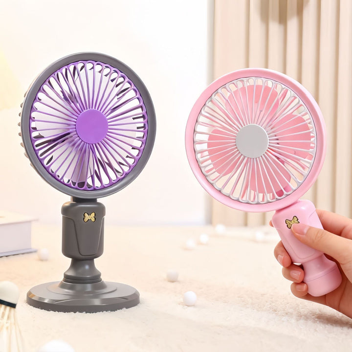 Ladies Portable Table Fan in Playful Design Kalsten