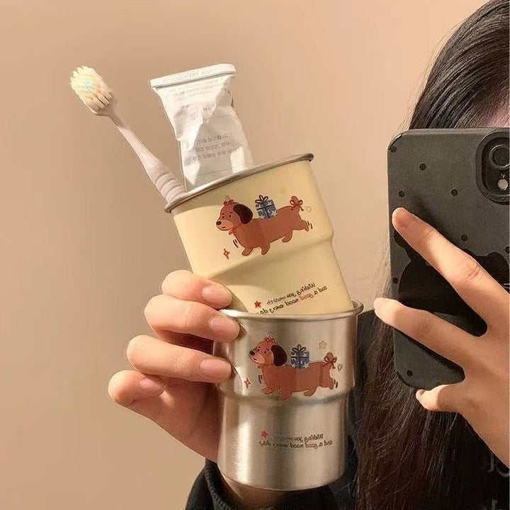 Toothbrush holder with cheerful dog design Kalsten