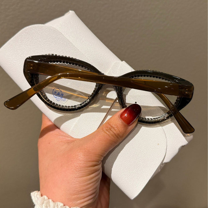 Women Glittering Cat-Eye Sunglasses Kalsten
