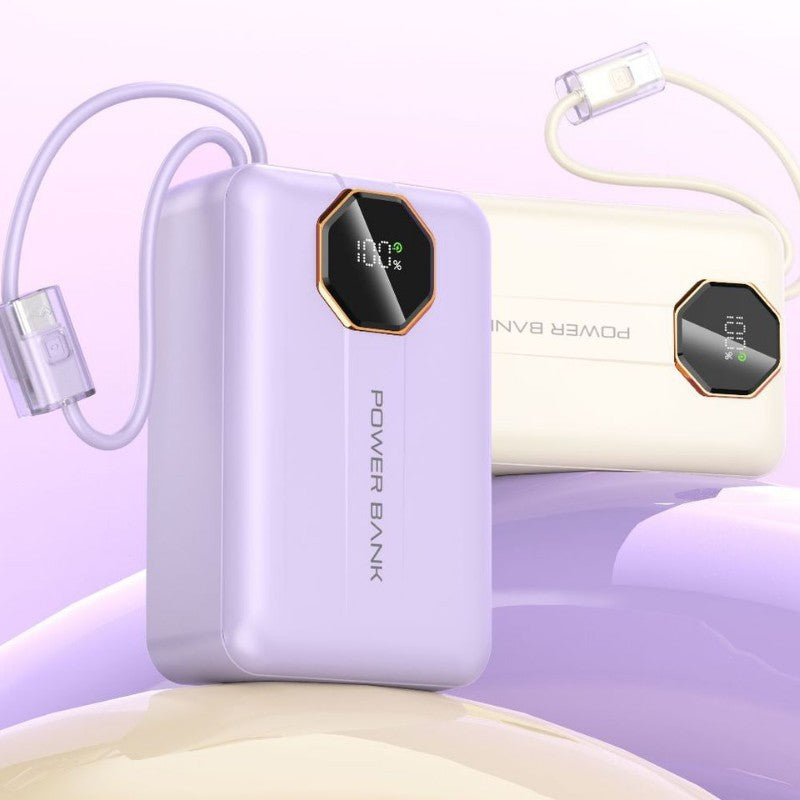 Portable power bank with integrated fast charging function and LED display Kalsten