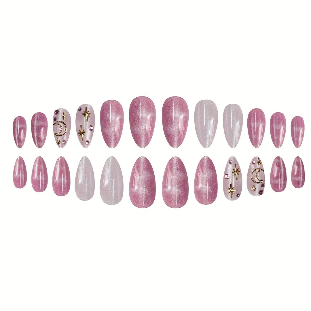 Celestial-Themed Decorative Press-On Nails Kalsten
