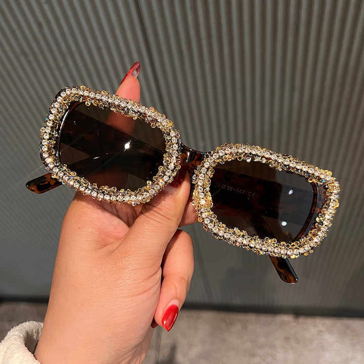 Women's sunglasses with luxurious crystal frame Kalsten