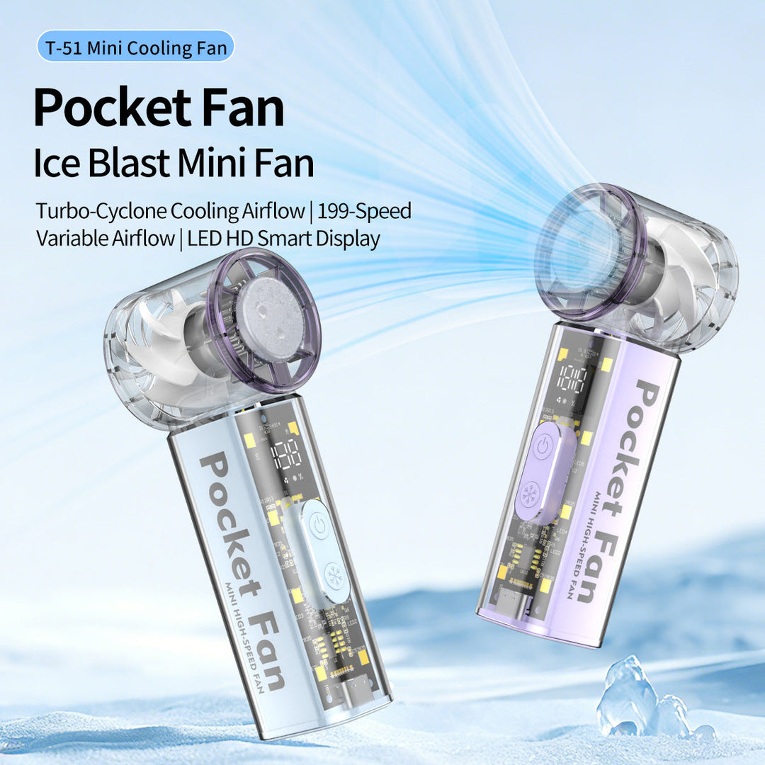 Unisex Pocket-Sized High-Speed Cooling Fan Kalsten