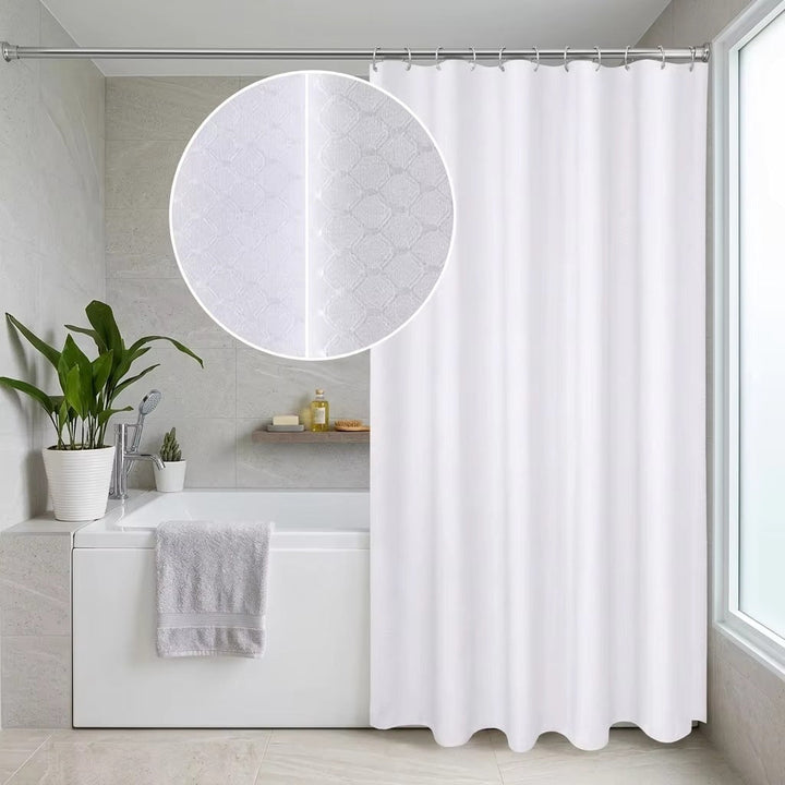 Textured Waterproof Shower Curtain Kalsten