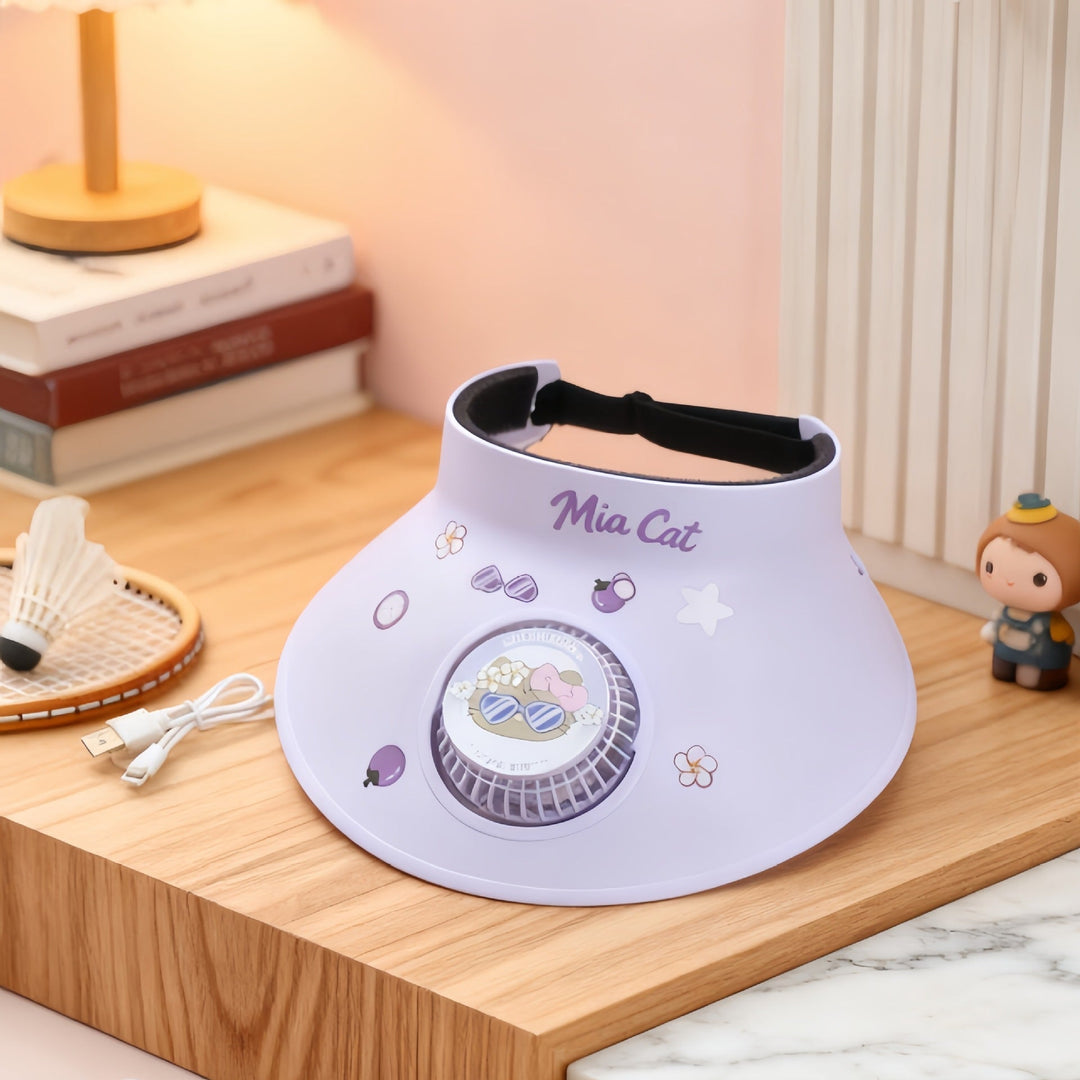 Ladies Comfortable Table Fan with Playful Design Kalsten