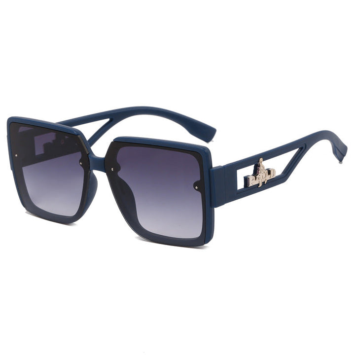 Ladies square designer sunglasses with elegant embellishments Kalsten