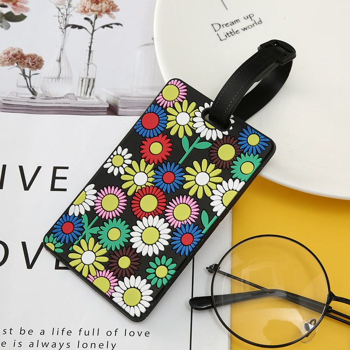 Unisex Luggage Tag with Modern Geometric Design Kalsten