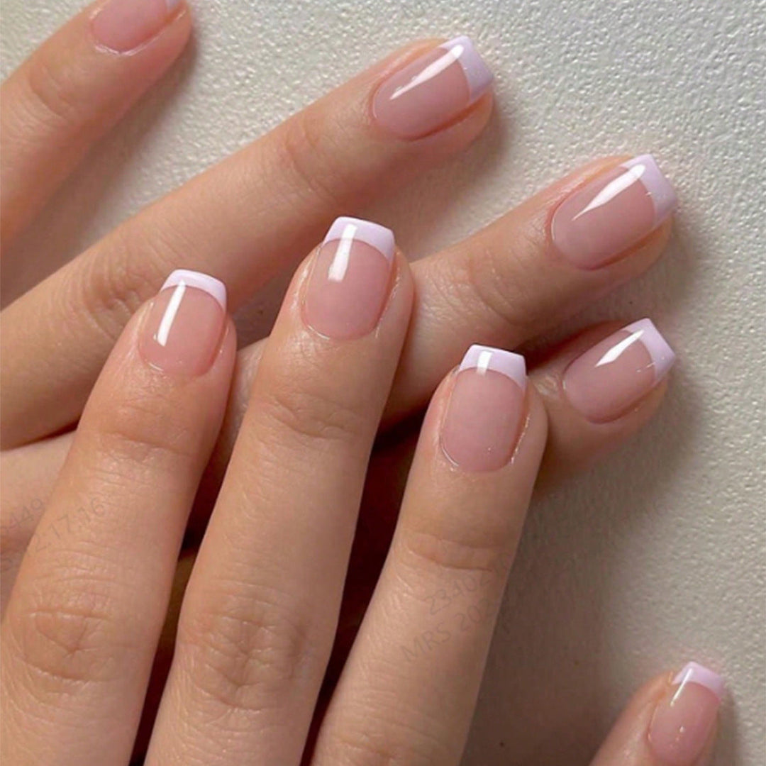 Elegant French Tip Nail Extensions Kalsten
