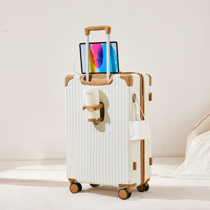 Unisex Textured Hard-Shell Luggage Set Kalsten