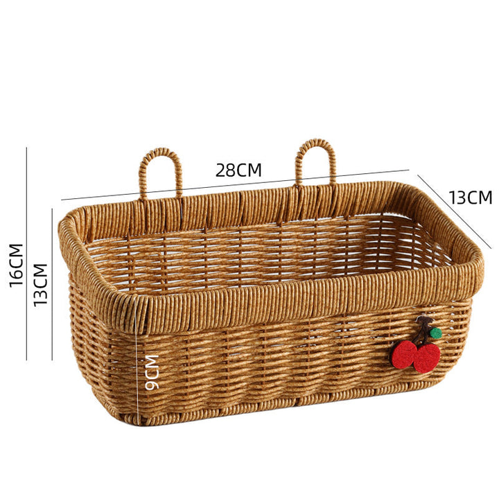 Handwoven Multi-Compartment Storage Basket Kalsten