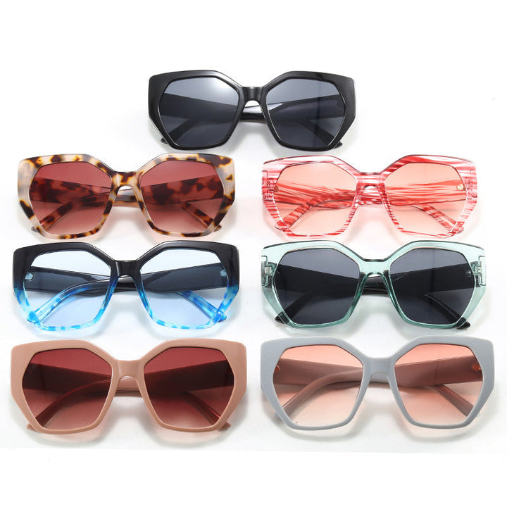 Women oversized geometric sunglasses Kalsten