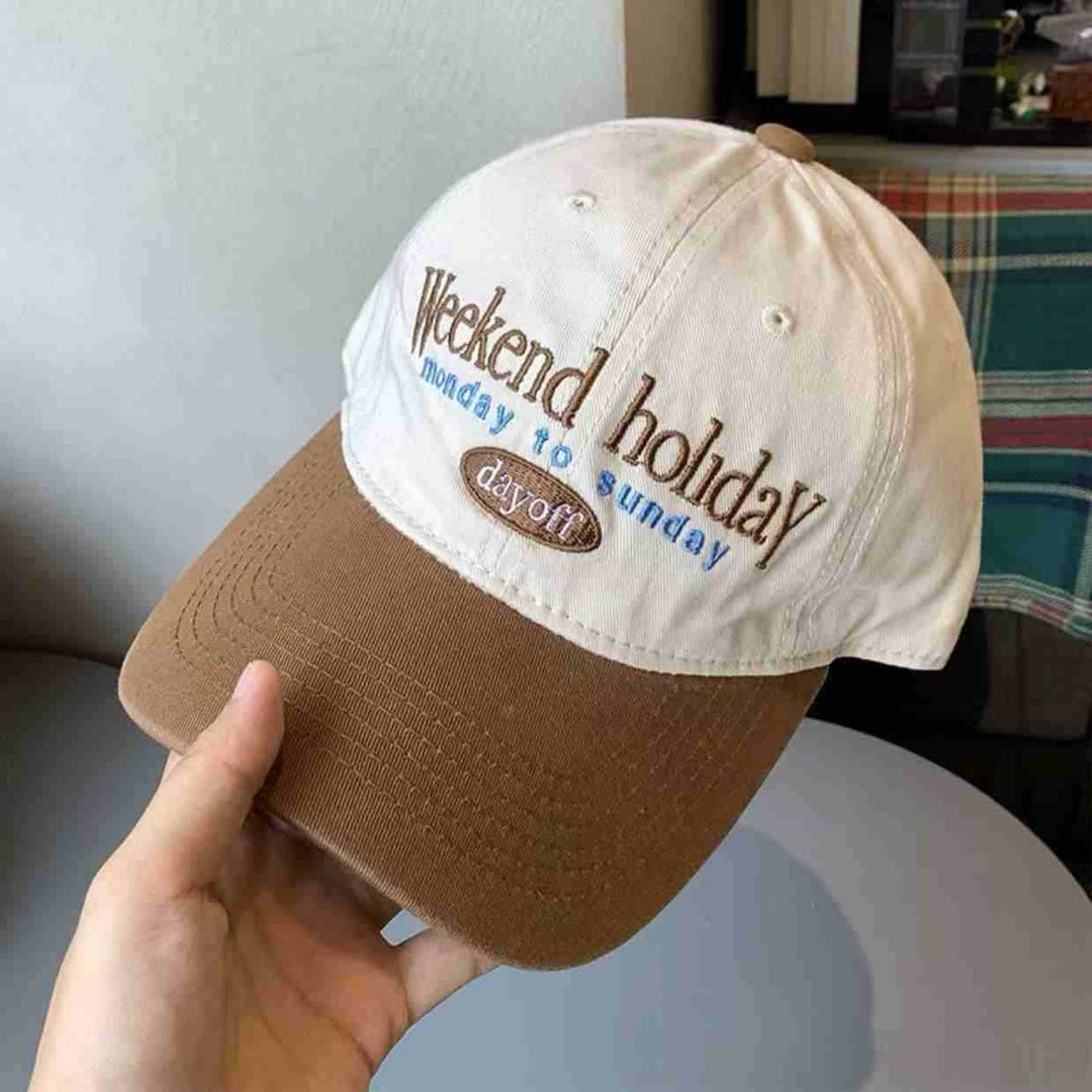 Women's Casual Embroidered Adjustable Cap Kalsten