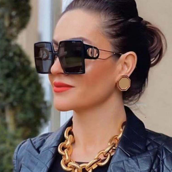 Women's square sunglasses with luxurious frame Kalsten