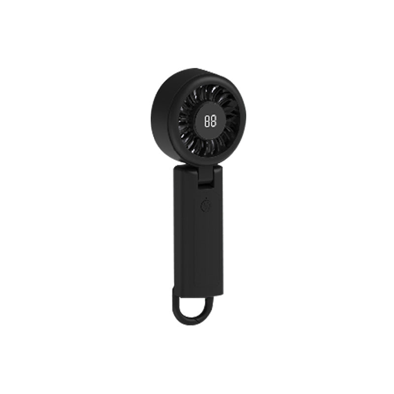 Women portable hand fan with digital fan display Kalsten