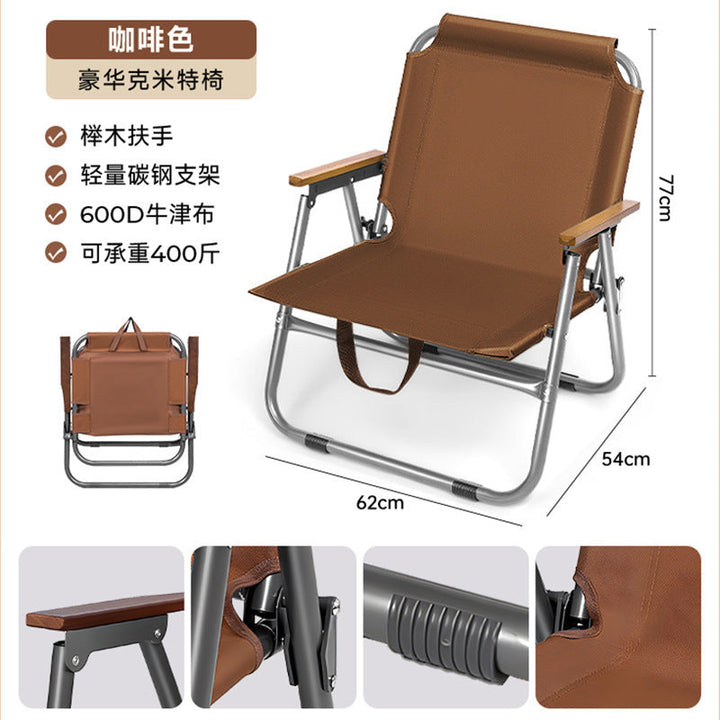 Women’s folding chair with ergonomic design and robust aluminum frame Kalsten