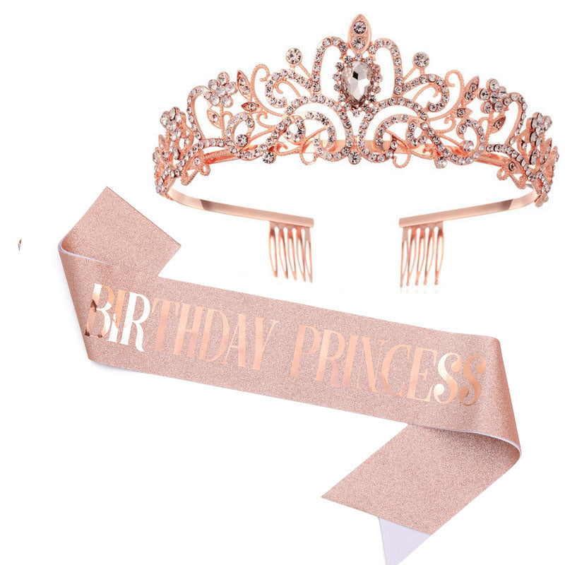 Women's Birthday Sash with Glitter Design Kalsten