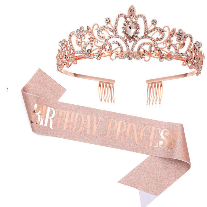 Women's Birthday Sash with Glitter Design Kalsten