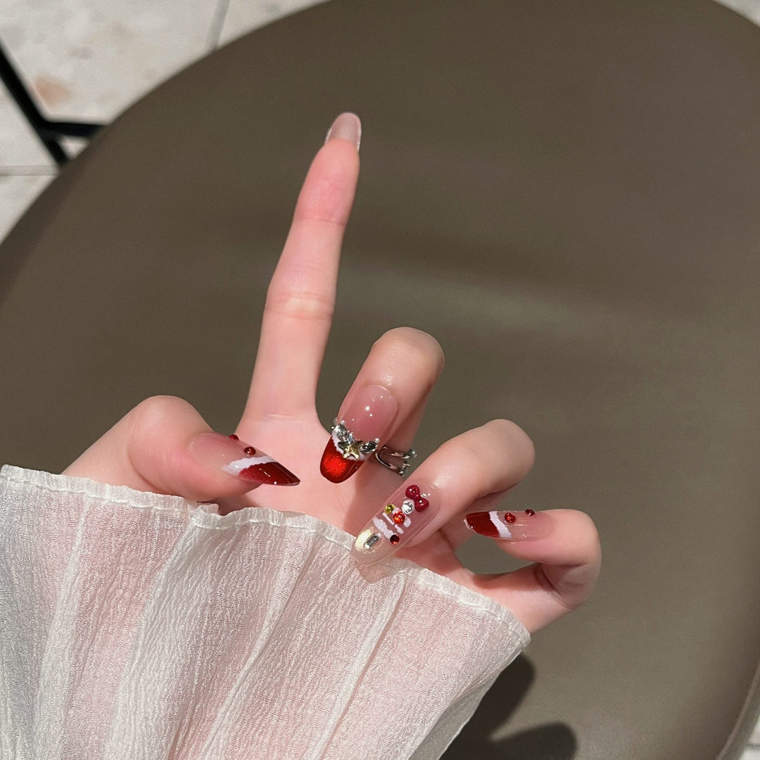 Themed Decorative Press-On Nail Art Kalsten