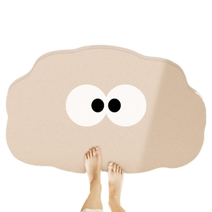 Whimsical Cartoon-Themed Bath Mat Kalsten
