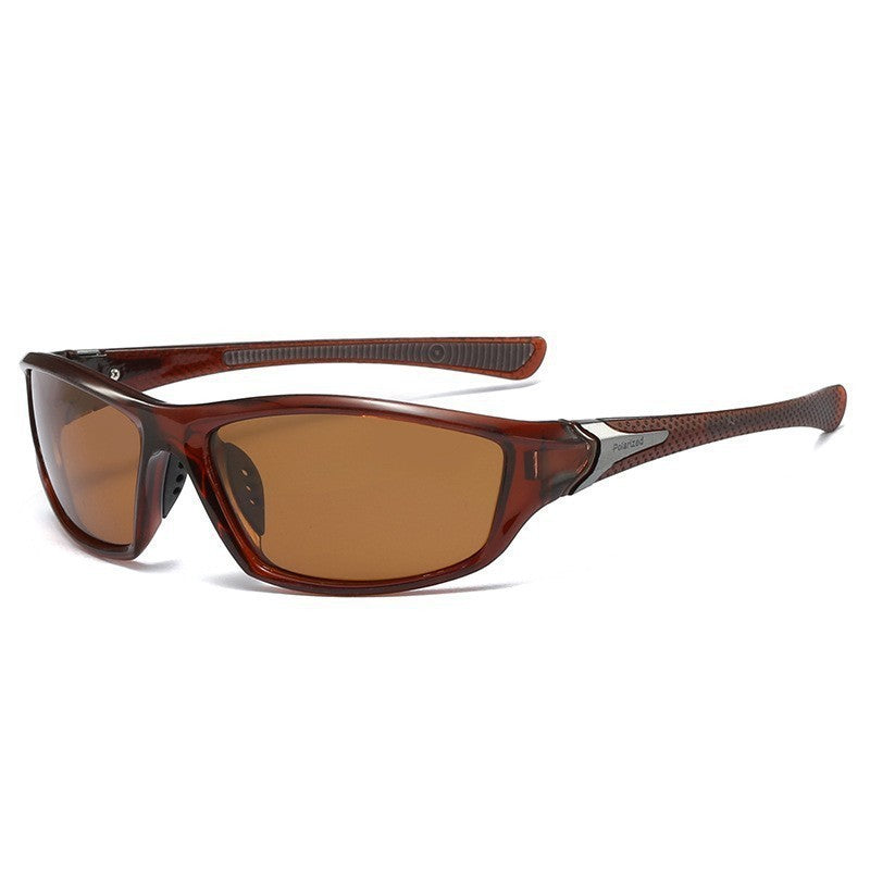 Unisex nan sporty wraparound sunglasses with polarized, shatterproof polycarbonate lenses and non-slip nose pads Kalsten
