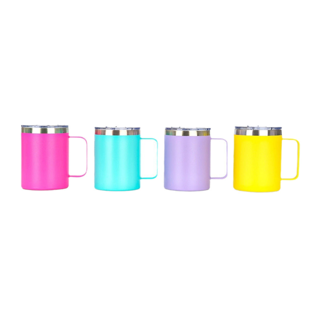 Women's insulated coffee enjoyment cup with ergonomic handle Kalsten