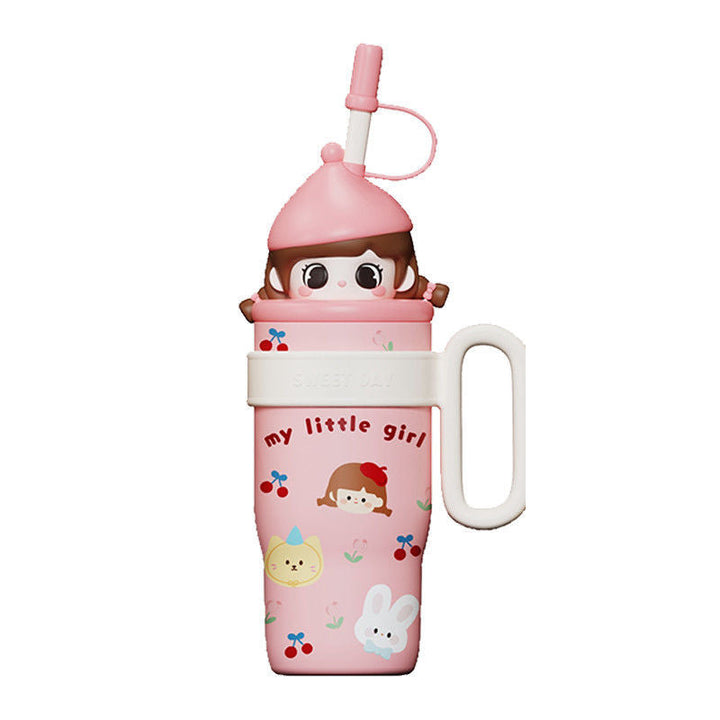 Ladies Playful Water Bottle with Animal Design Kalsten