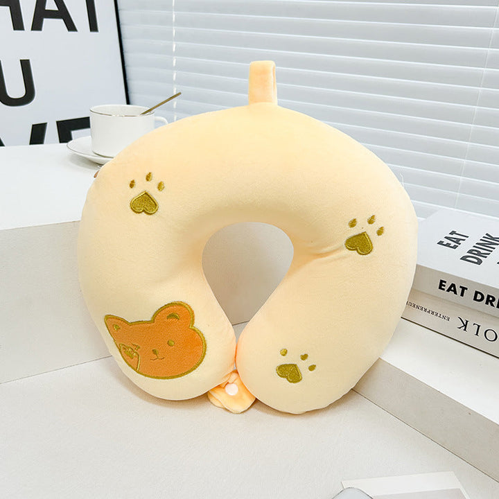 Women Kitten Neck Support Pillow Kalsten