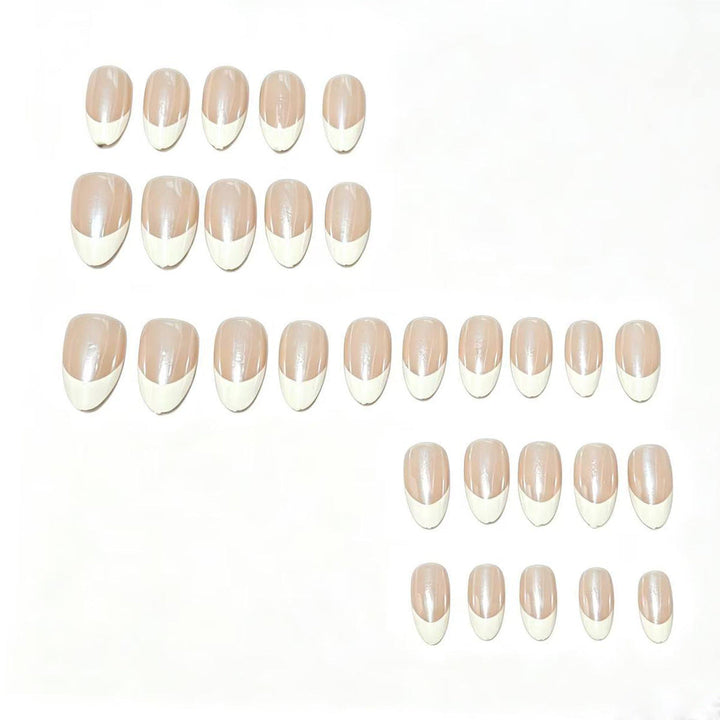 Elegant French Tip Nail Art Set Kalsten