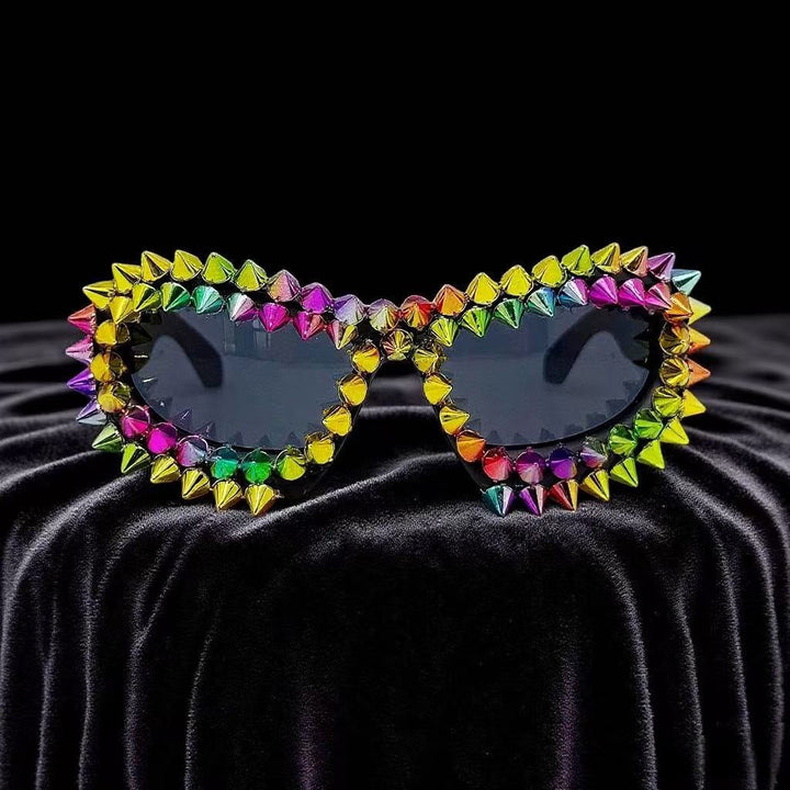 Women's statement sunglasses with creative stud accents Kalsten