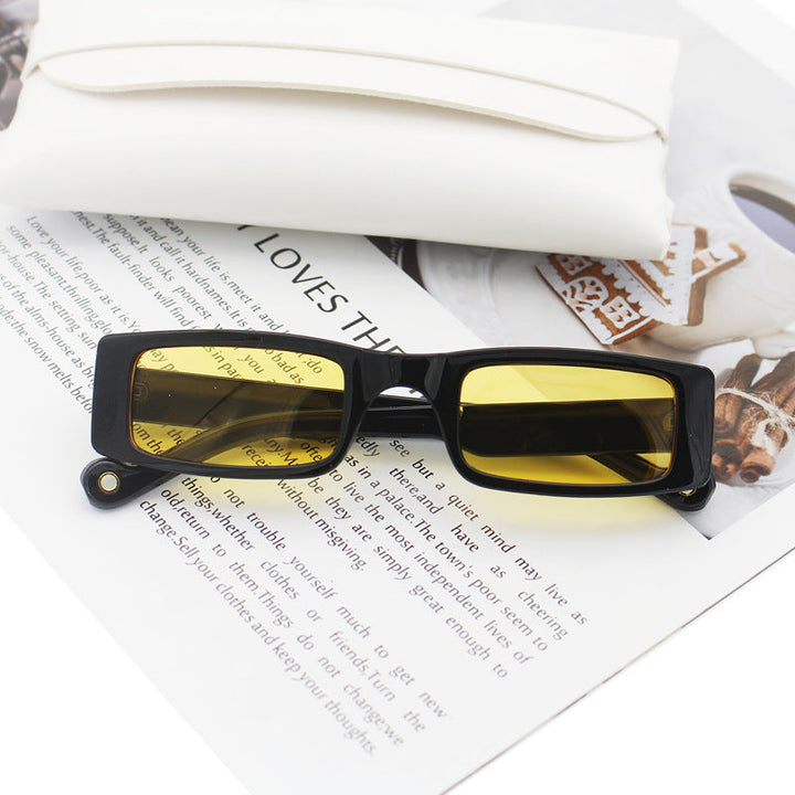 Women's fashion rectangular sunglasses with textured frame Kalsten