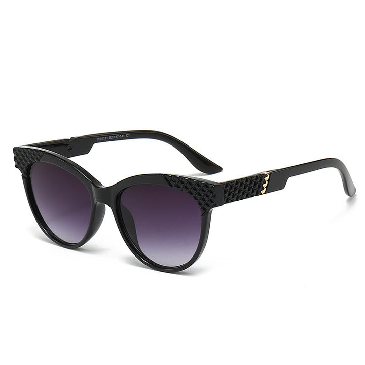 Women's Cat-Eye Sunglasses with Structured Frame and UV Protection Kalsten